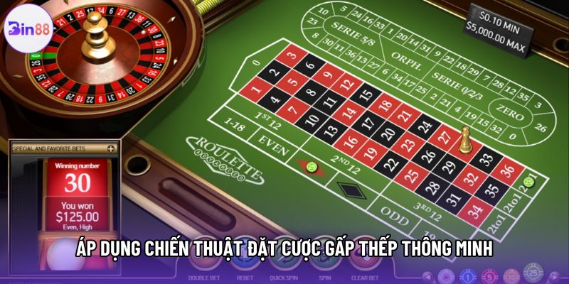 Áp dụng chiến thuật đặt cược gấp thếp thông minh