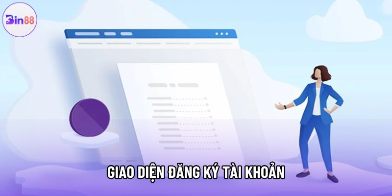 Giao diện đăng ký tài khoản