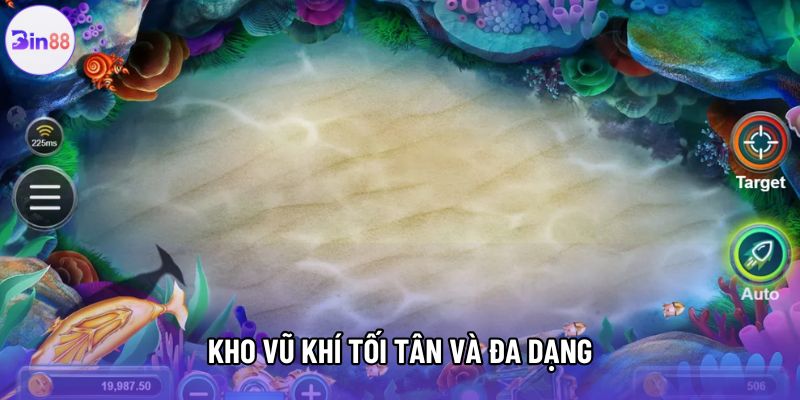Kho vũ khí tối tân và đa dạng